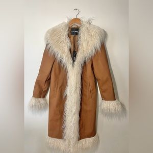 Women’s Faux Leather Coat